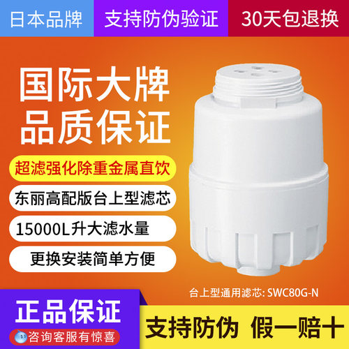 东丽台上净水器直饮滤芯SWC80G-N