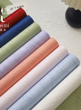 苔米 手工石纹纸鲜花束艺术包装纸高品质纹理褶皱包花纸包装材料