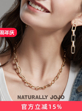 几何嘻哈复古项链女欧美冷淡风