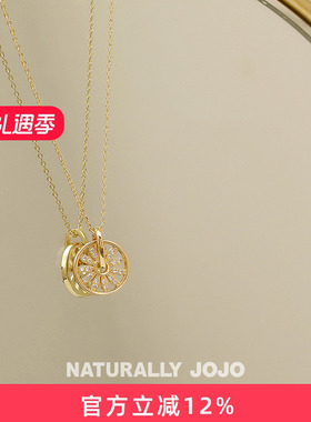 可旋转风车项链女轻奢小众设计感高级吊坠气质锁骨链2025新款爆款