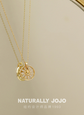 可旋转风车项链女轻奢小众设计感高级吊坠气质锁骨链2026新款爆款