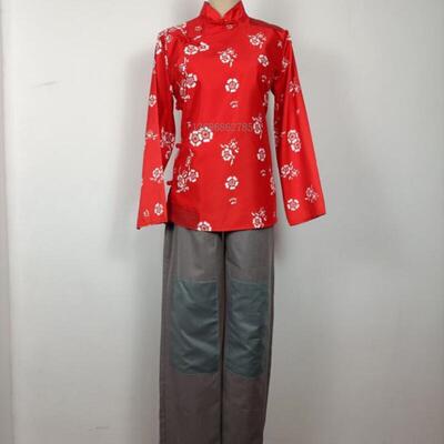 样板戏红灯记李铁梅同款民族舞蹈演出服李奶奶李玉和原版服装