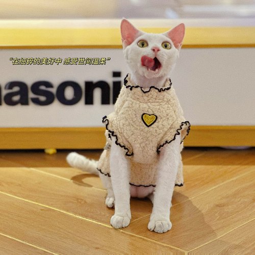 加厚保暖无毛猫衣服德文加厚保暖