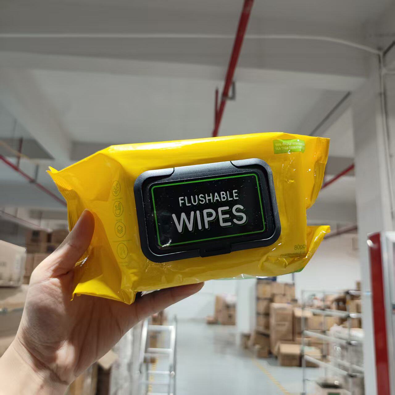 可降解湿厕纸不堵塞马桶柔软亲肤