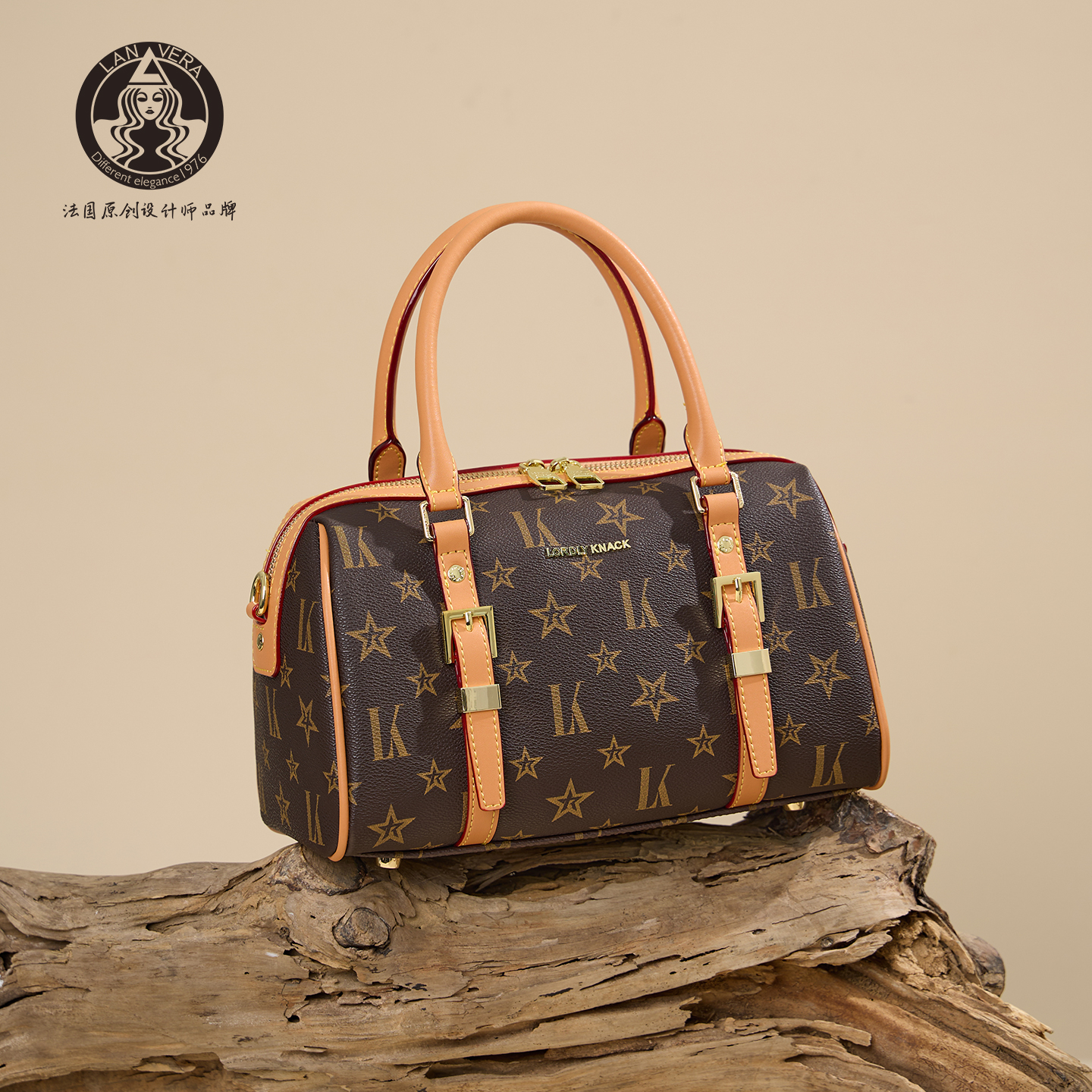 LANVERA女士通勤枕头包轻奢复古