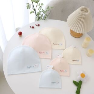 春秋款 可爱棉孕产妇帽坐月子亲子帽 月子帽产后双层防风时尚