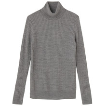 双11特价：90元 无印良品 MUJI 女式 未造成颈部刺痛感 缆绳图案高领