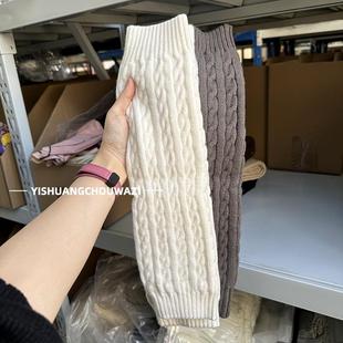 潮流不冻人秋冬新款 保暖堆堆袜 女士日韩Y2K小腿袜套中筒麻花厚款