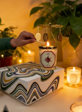 DCX提克香薰蜡烛礼盒走马灯香氛新年结婚生日伴手礼物香薰礼盒