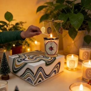 DCX提克香薰蜡烛礼盒走马灯香氛新年结婚生日伴手礼物香薰礼盒