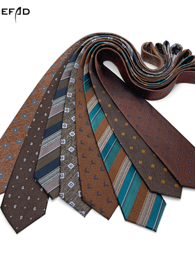 领带男韩版正装西服穿搭新郎商务备婚休闲时尚花纹手打工作毕业潮