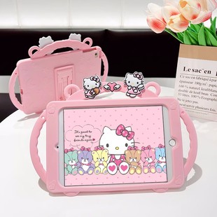 粉色可爱Hellokitty苹果第九代ipad9平板air5保护套pro2022儿童10.9英寸9.7软壳10代mini6硅胶aipaid8适用