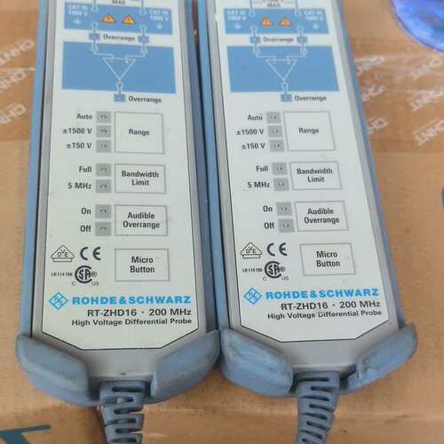 议价罗德与施瓦茨RT-ZHD16高压差分探头 R&S带宽200M可维修