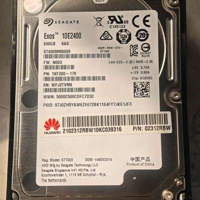 议价02312RBW ST600MM0009 600G 10K可维修