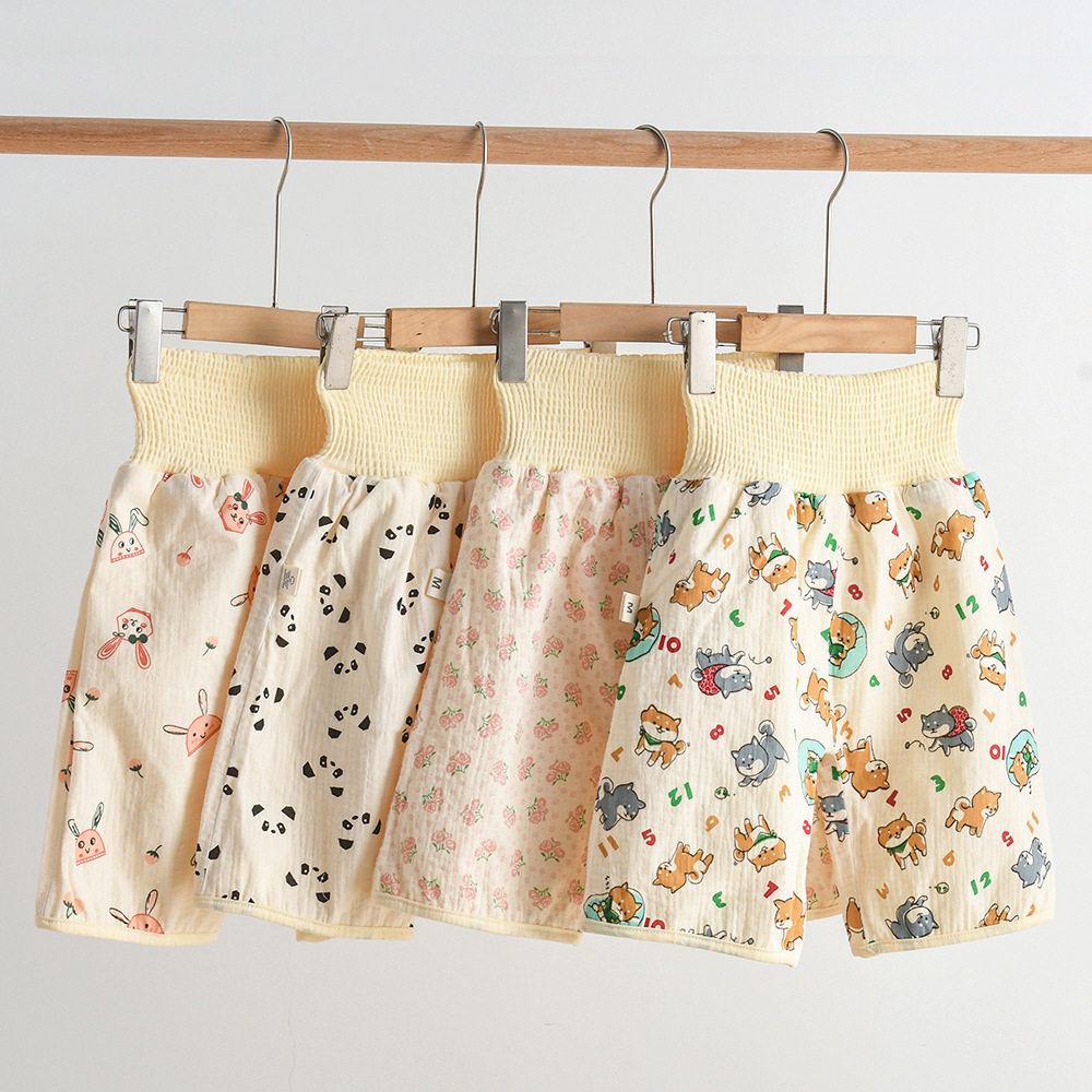 宝宝隔尿裙防水防漏戒尿不湿训练裤婴儿夜尿垫纯棉可洗尿裤兜A类