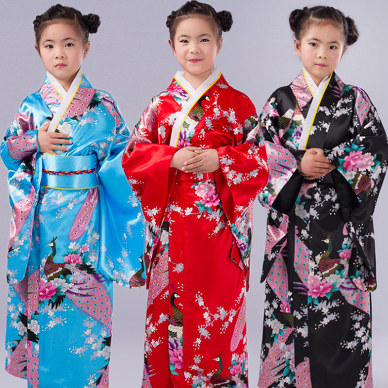儿童日本和服传统服饰女cos演出