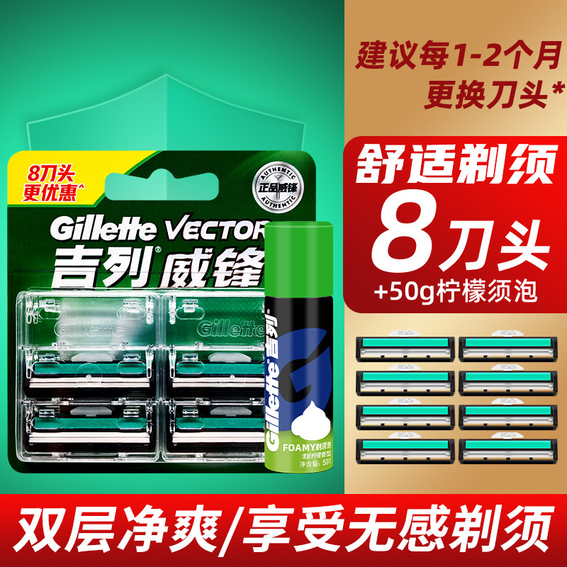 吉列威锋老式双层剃须刀图片