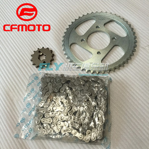 cfmoto春风150NK摩托车链盘CF150-3三件套前后链轮牙盘链条大小飞