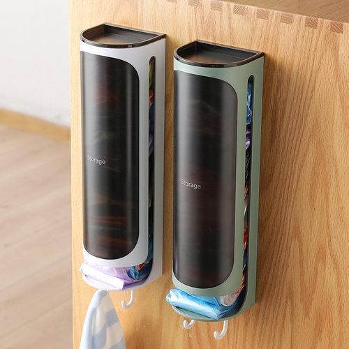 垃圾袋收纳盒厨房壁挂抽取