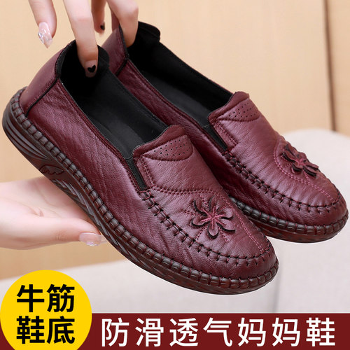老北京布鞋柔软防滑牛筋底妈妈鞋