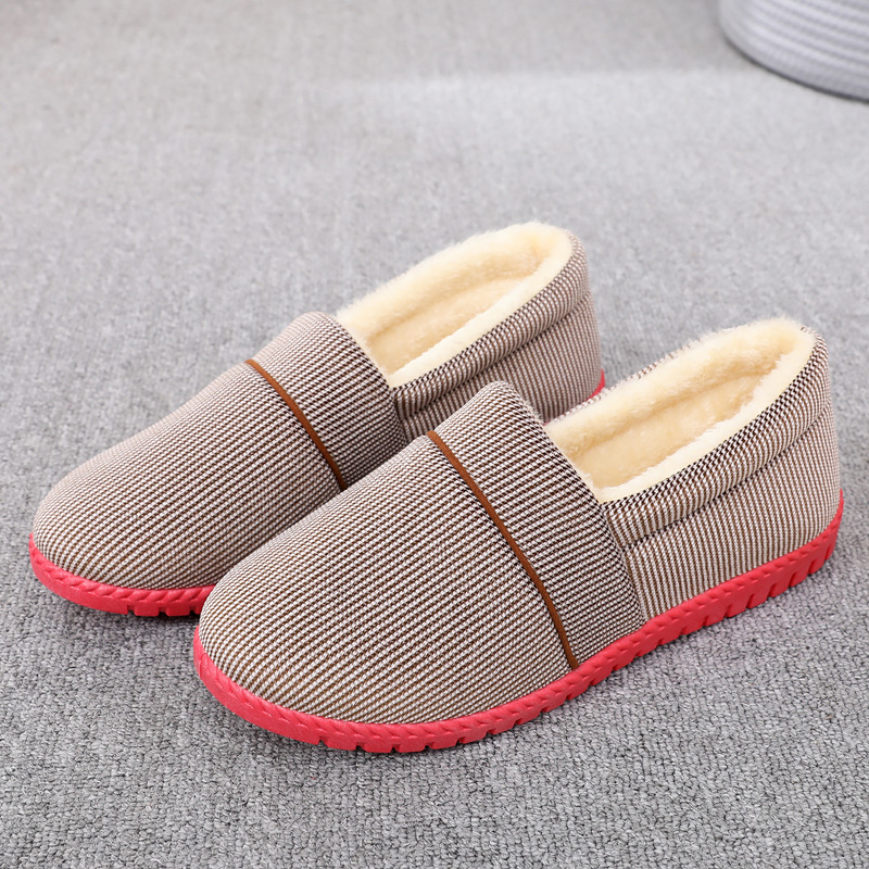 包跟毛毛绒产后冬季月子鞋包跟