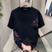 上衣 t恤男女潮牌圆领半袖 大牌外贸尾货折扣捡漏夏季 重磅纯棉短袖