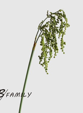 仿真绿色假花柔丽丝家居样板房餐客厅花艺装饰材料森系