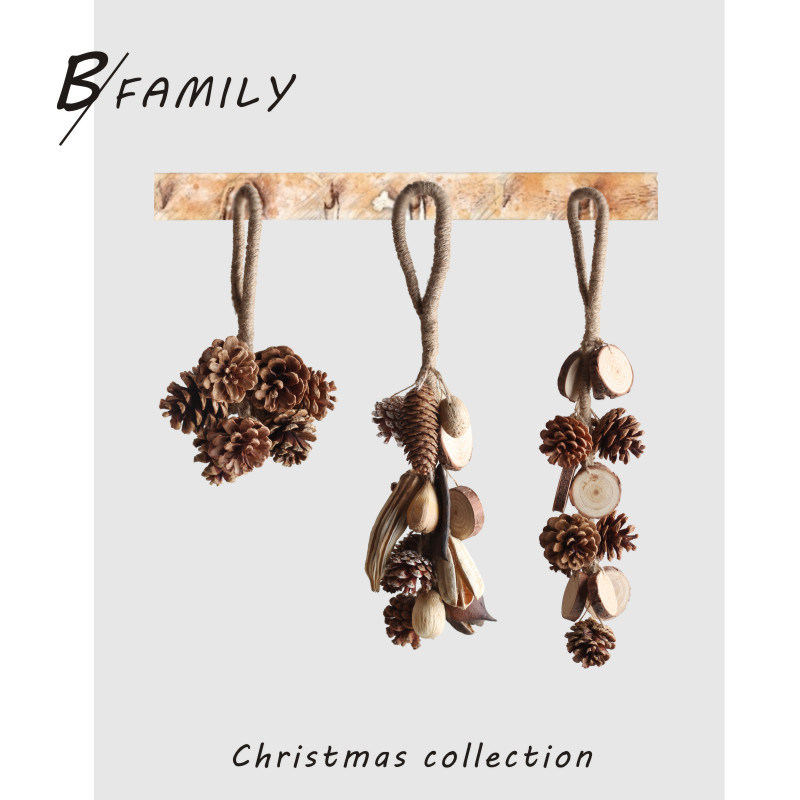 圣诞装饰原色混合松果木片干果挂串门挂壁饰民宿餐厅节日氛围布置,节庆用品/礼品,圣诞装饰品,淘宝优惠券,粉丝福利购,淘宝优惠卷