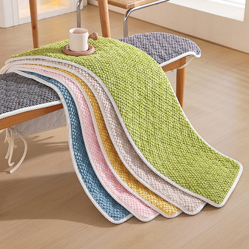 简约现代加厚毛绒长方形换鞋凳坐垫卡座客厅餐厅茶凳坐垫可定做,居家布艺,椅垫,淘宝优惠券,粉丝福利购,淘宝优惠卷