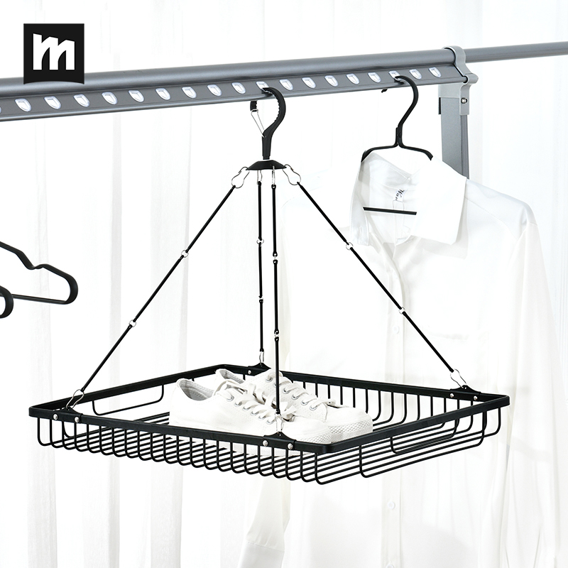 晒衣篮黑色袜子神器防变形晾衣网