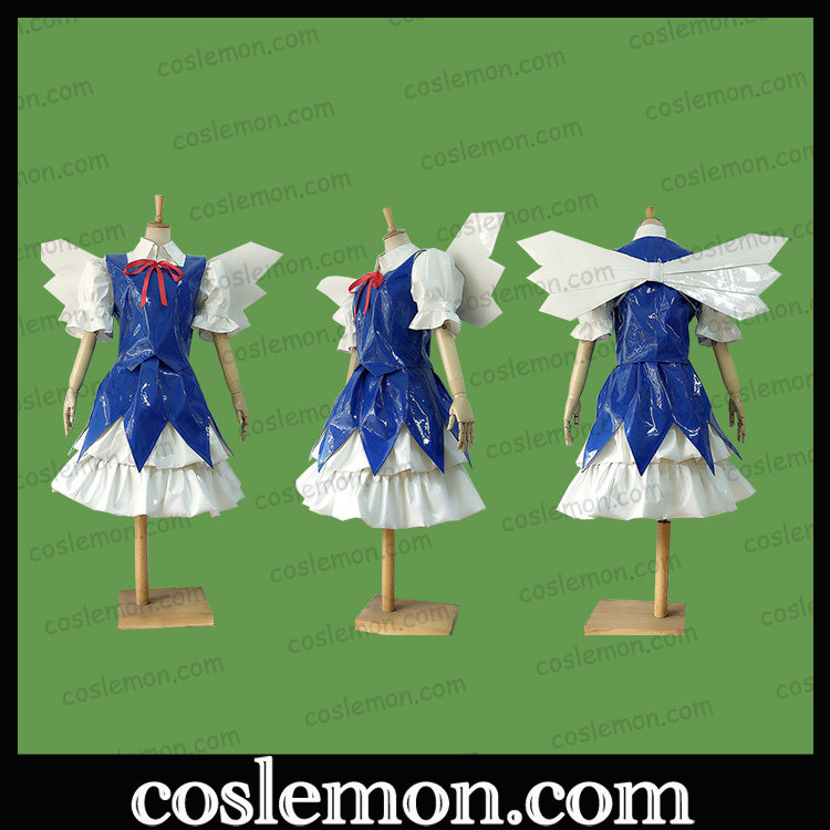 coslemon东方project红魔城传说绯色交响曲琪露诺笨蛋漆皮款cos