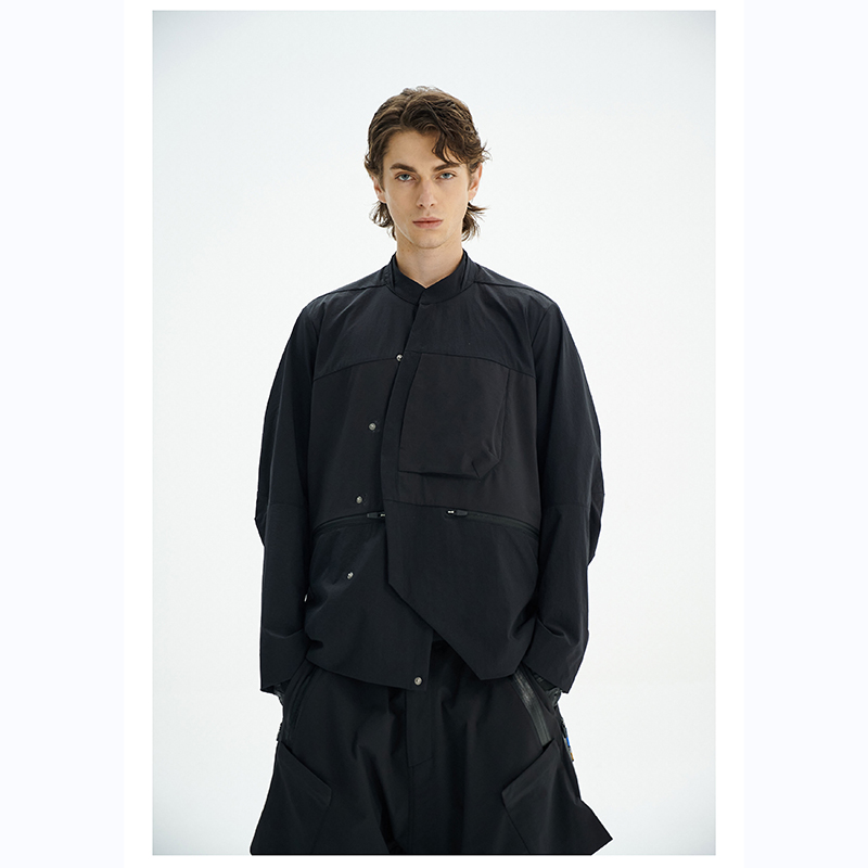 RL立领机能马褂新中式唐装