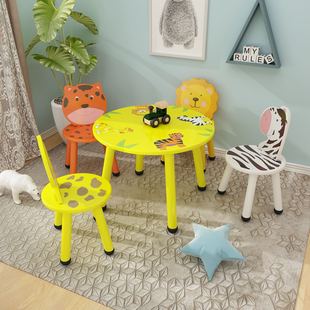游戏桌小桌子实木 儿童桌椅套装 家用幼儿园桌椅宝宝桌子椅子套装