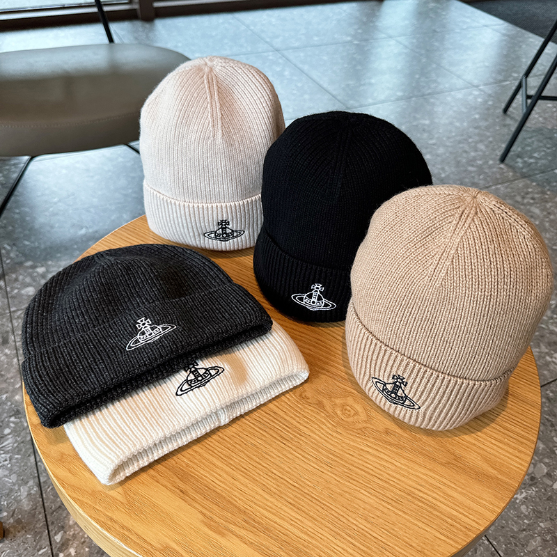 针织帽日本男女秋冬vivi土星