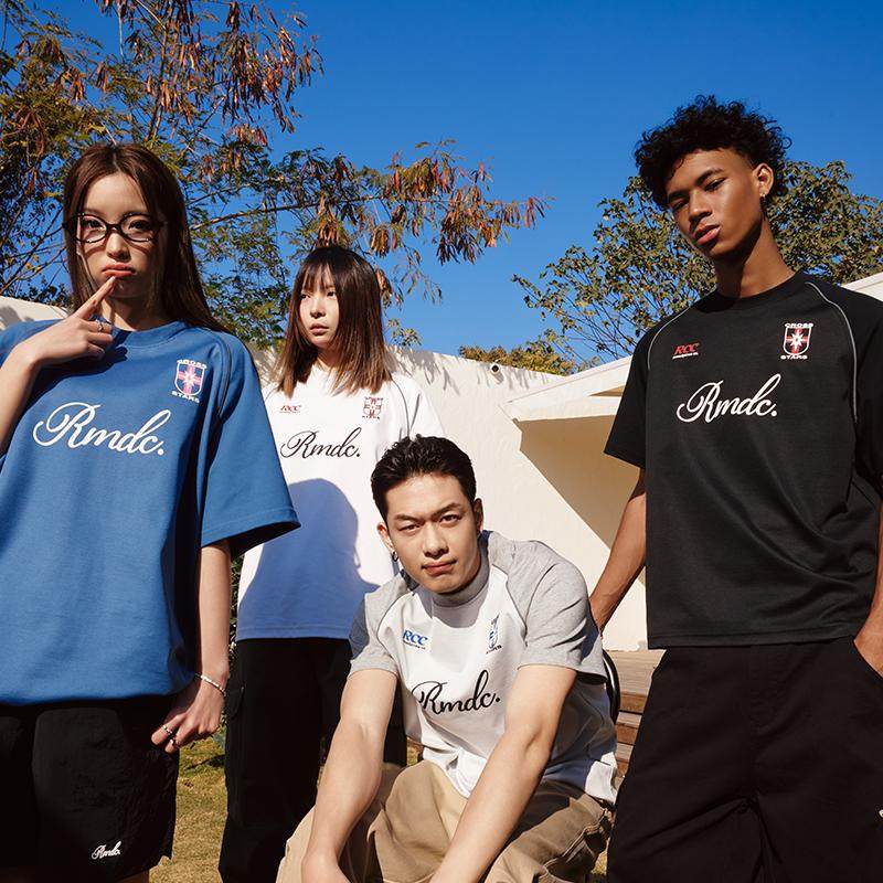 Remedy 夏季国潮宽松插肩袖运动球衣体恤美式复古潮牌短袖T恤男女,男装,T恤,淘宝优惠券,粉丝福利购,淘宝优惠卷