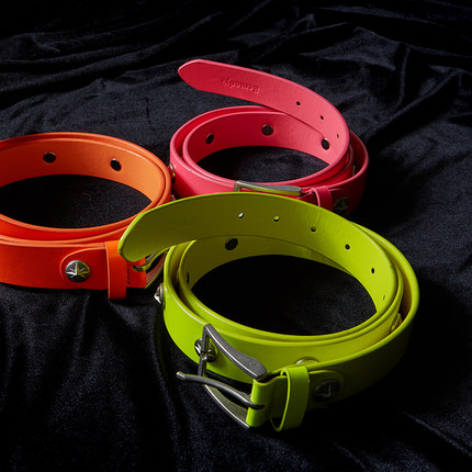 remedy原创美式潮牌复古小众铆钉腰带新款牛皮皮带男女