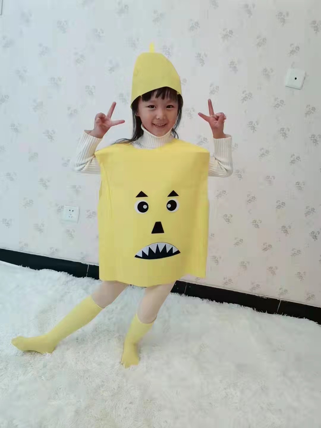 儿童牙细菌大作战表演服牙齿服装病菌病毒牙虫牙细菌大战舞蹈服