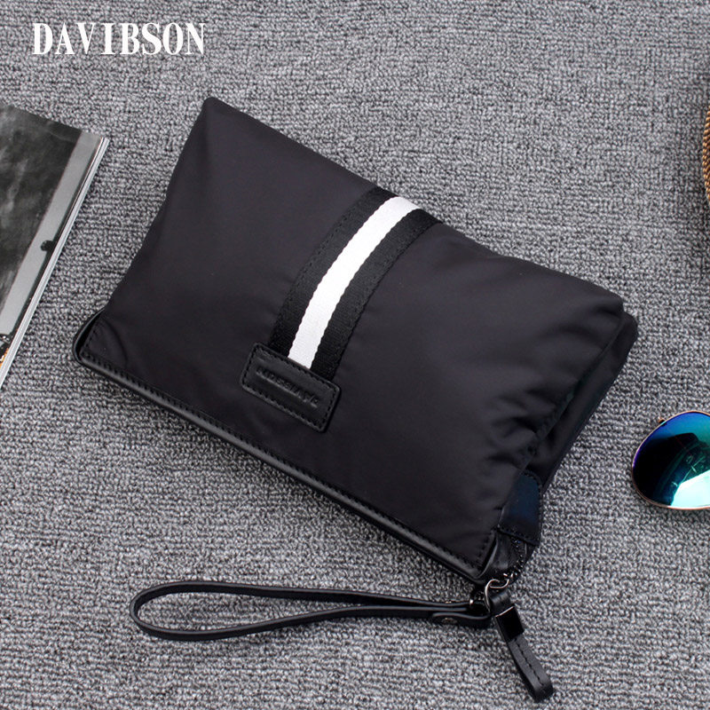 新款防水尼龙手机包零钱包 男士手包休闲帆布手拿包男手包牛津布