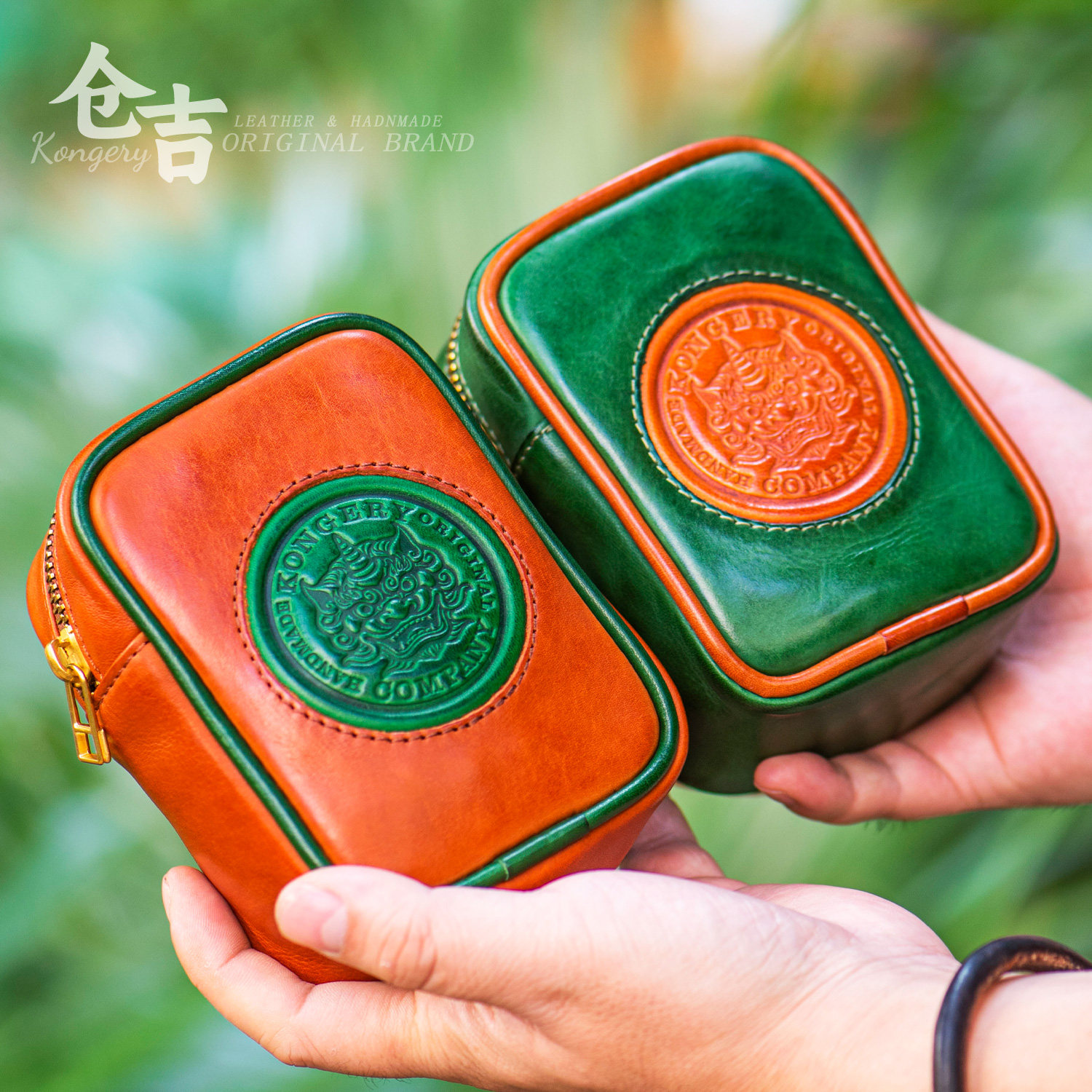 【天禄随藏】文玩腰包！仓吉手工头层牛皮零钱包核桃手串收纳挂包,箱包皮具/热销女包/男包,男士包袋,淘宝优惠券,粉丝福利购,淘宝优惠卷