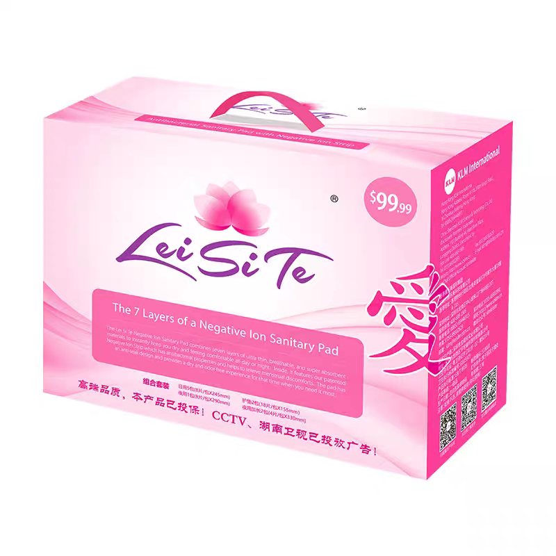 正品蕾丝特卫生巾女纯棉柔负离子姨妈巾日夜用组合装护垫痛经整箱