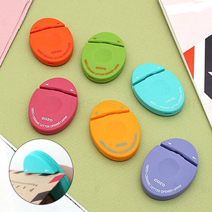 日本ohto乐多彩色coro陶瓷开信刀多功能创意拆信刀小巧拆信封进口