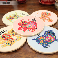 diy材料包布藝立體絲帶繡