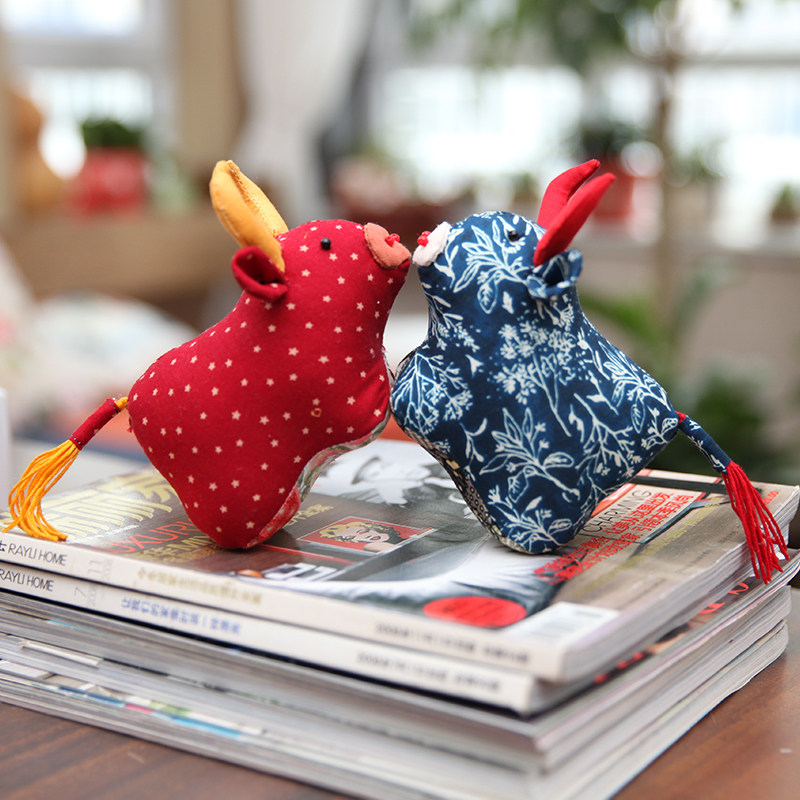 指间新款牛年公仔娃娃手工玩具布偶牛创意活动布艺礼物生肖