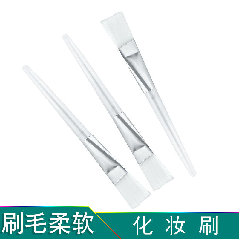 实验室清洁工具透明杆软膜刷美容刷小毛刷DIY美容水疗工具面膜刷