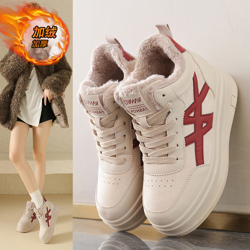 内增高女鞋68M小个子34码运动鞋