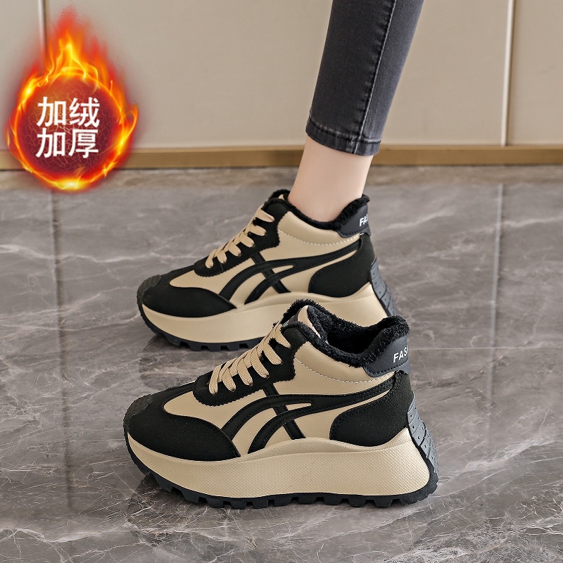 高帮二棉鞋34码增高阿甘棉鞋