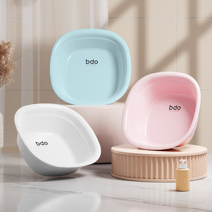 BDO家用脸盆塑料盆子洗衣盆洗脸盆大号加厚学生宿舍洗衣盆洗脚盆