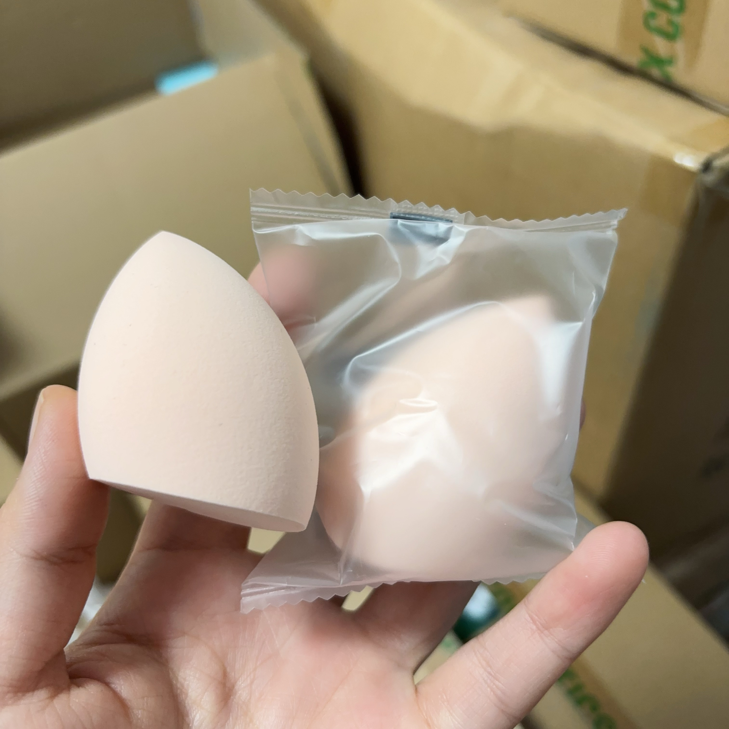 QQ弹弹~3个装~PRAMY/柏瑞美美妆蛋回弹好不吃粉化妆粉扑海绵干湿