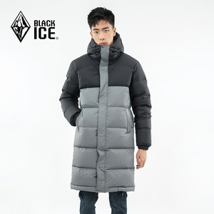 569元包邮  黑冰   长款鹅绒羽绒 8123