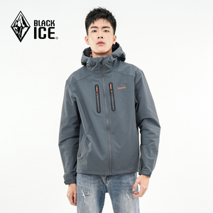 299元包邮  黑冰 F2502 男士连帽软壳夹克